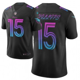 Camiseta Hombre Miami Dolphins Jaelan Phillips 15 Nike Negro 2021 NFL Draft